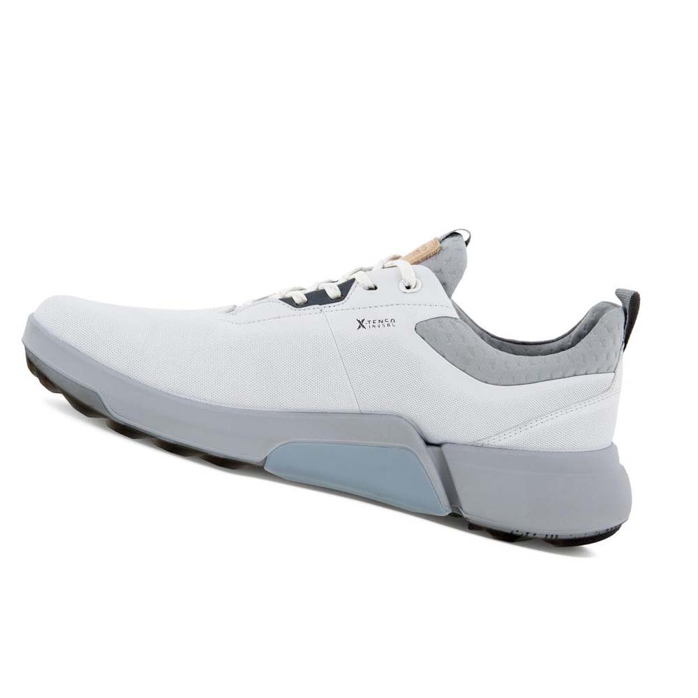 Men's Ecco Biom H4 Golf Shoes White | Canada 542JPQ